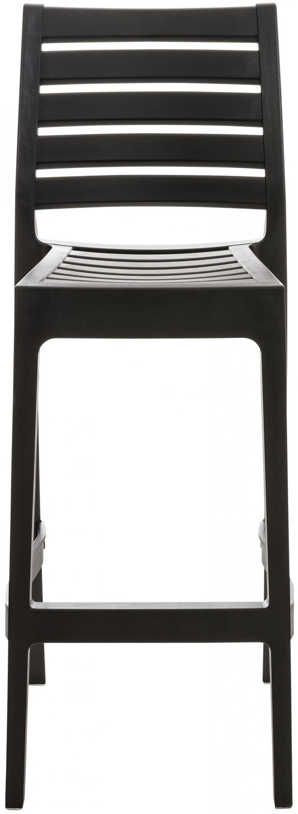 BARHOCKER Kunststoff schwarz - Schwarz, Kunststoff (45/105/51cm) - CLP