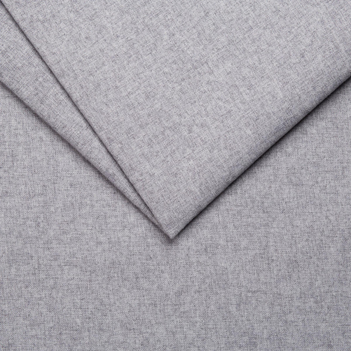 ECKSOFA MIT HOCKER Lorine Mikrofaser Grau - Hellbraun/Grau, Buchenholz/Textil (231/161cm) - S-Style Möbel