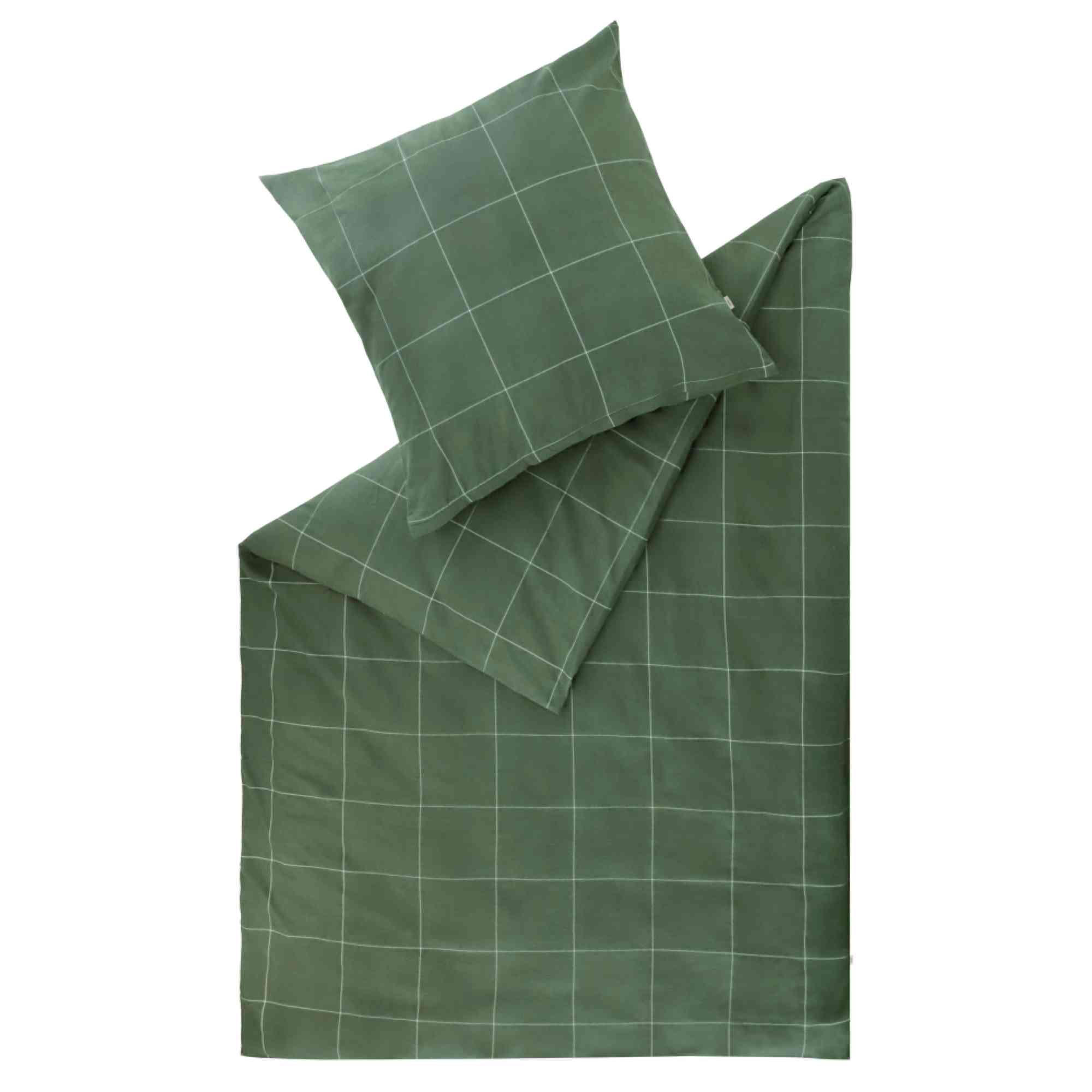 FLANELL BETTWÄSCHE CHECK - Grün, Textil (200/200cm) - Esprit
