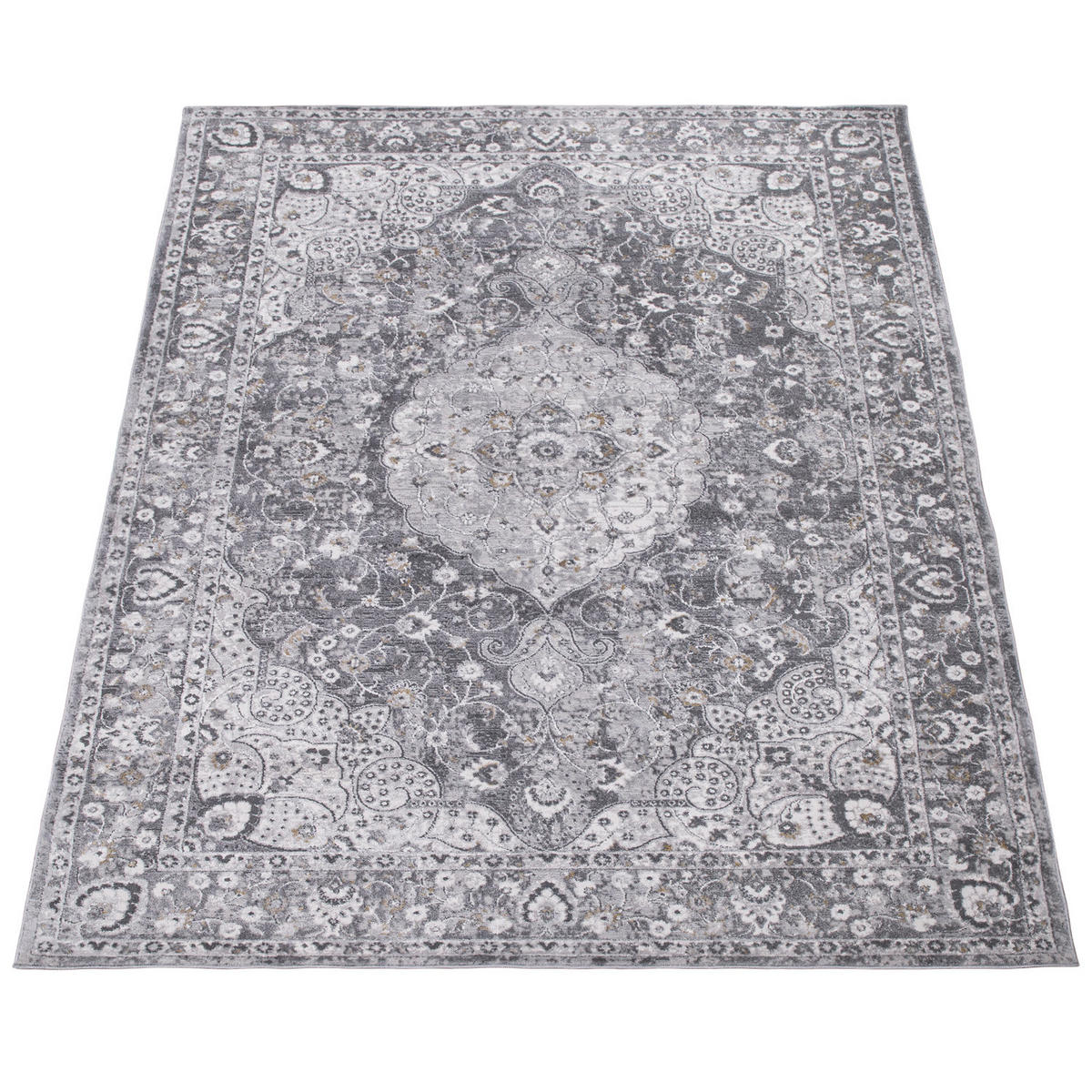 KURZFLORTEPPICH 80/300 cm Calabria 582 - Grau, Textil (80/300cm) - Paco Home