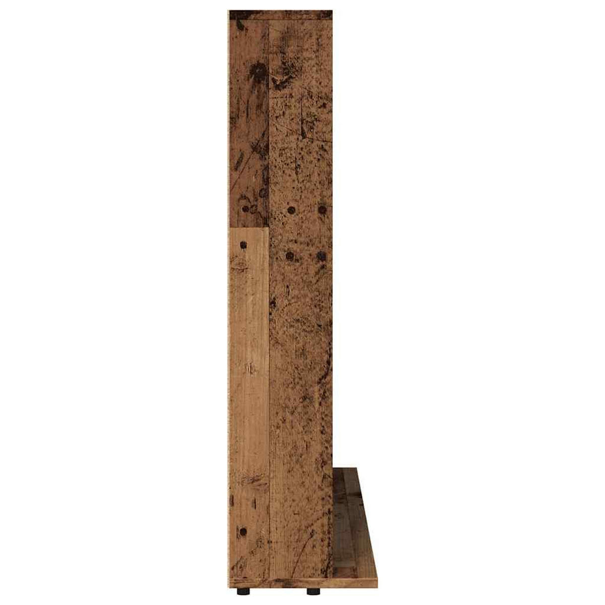 CD-REGAL Altholz-Optik 100/23/89,5 Cm Holzwerkstoff - Braun, Holzwerkstoff (23/89.5/100cm) - vidaXL