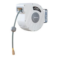 DRUCKLUFTSCHLAUCH-AUFROLLER Nassau - Weiß/Grau, Kunststoff (15.5/27.5/34cm) - pro.tec