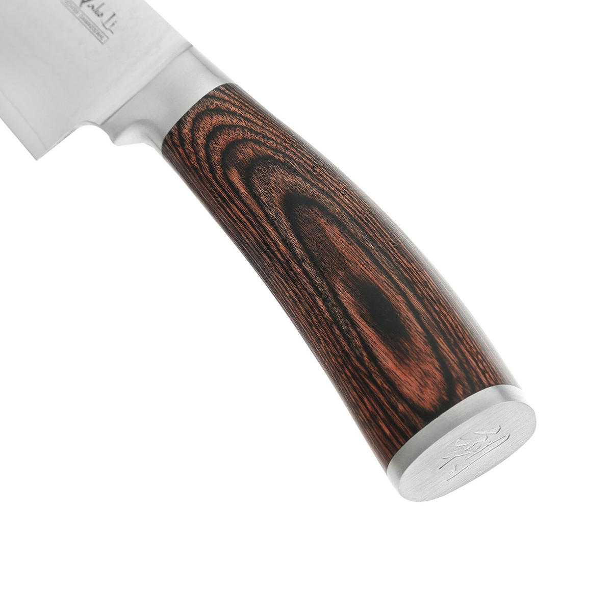 TANTO Chefmesser I EDIB - Braun, Holz/Metall (30cm) - Wakoli