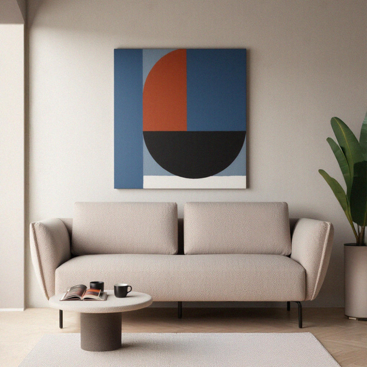 DREISITZER-SOFA aus Bouclé-Stoff - Melrose - Beige - Beige, Textil (211/80/86cm) - Drawer