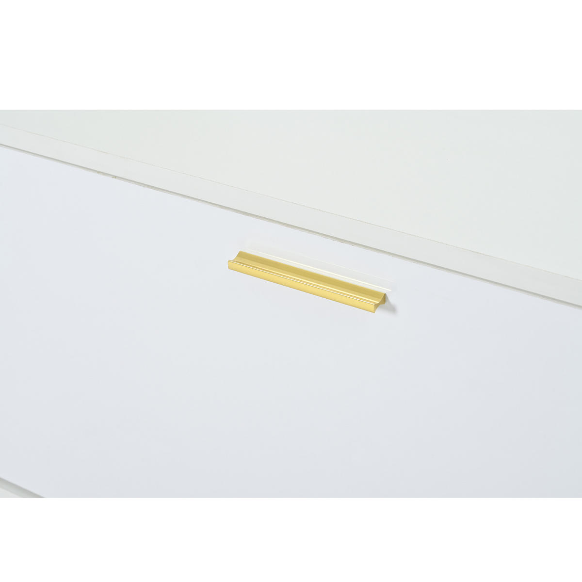 SCHUHSCHRANK aus Spanplatte 100x38x68cm in Weiß mit Sitzkissen - Weiß, Holzwerkstoff (100/68/38cm) - Modfu