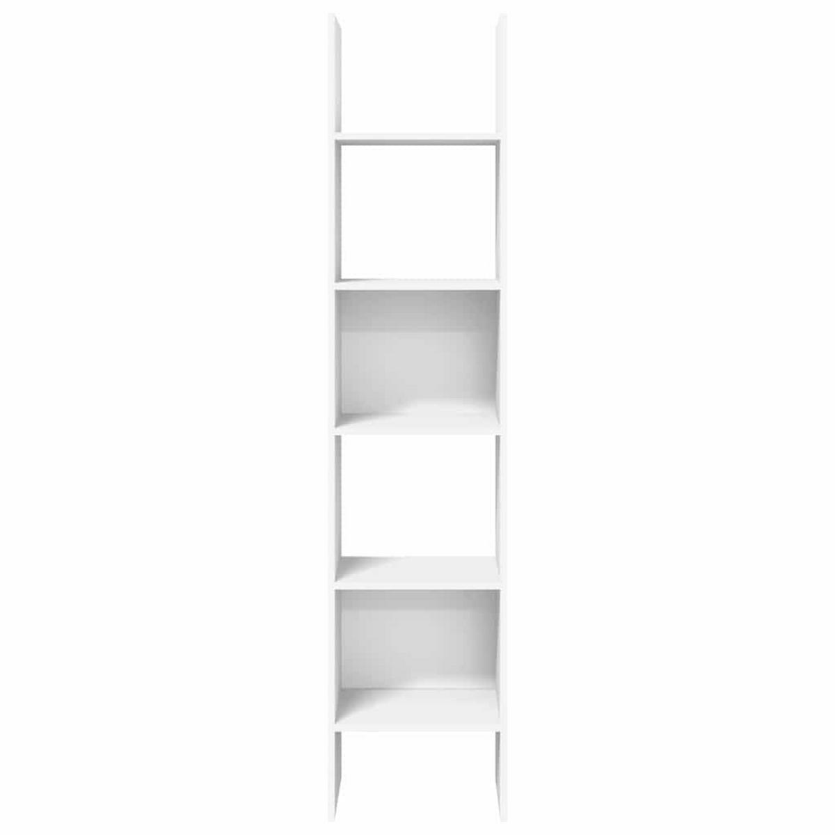 BÜCHERREGAL Weiss 40/35/180 Cm Holzwerkstoff - Weiß, Holzwerkstoff (35/180/40cm) - vidaXL