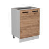 KÜCHENUNTERSCHRANK R-Line Goldkraft Eiche 60 cm ohne Arbeitsplatte - Honigeiche/Eiche Wotan, Holzwerkstoff (60/81.6/46cm) - Vicco