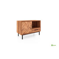 KOMMODE LEON Kernbuche - Kernbuche, Holz (97/65/45cm) - byoak