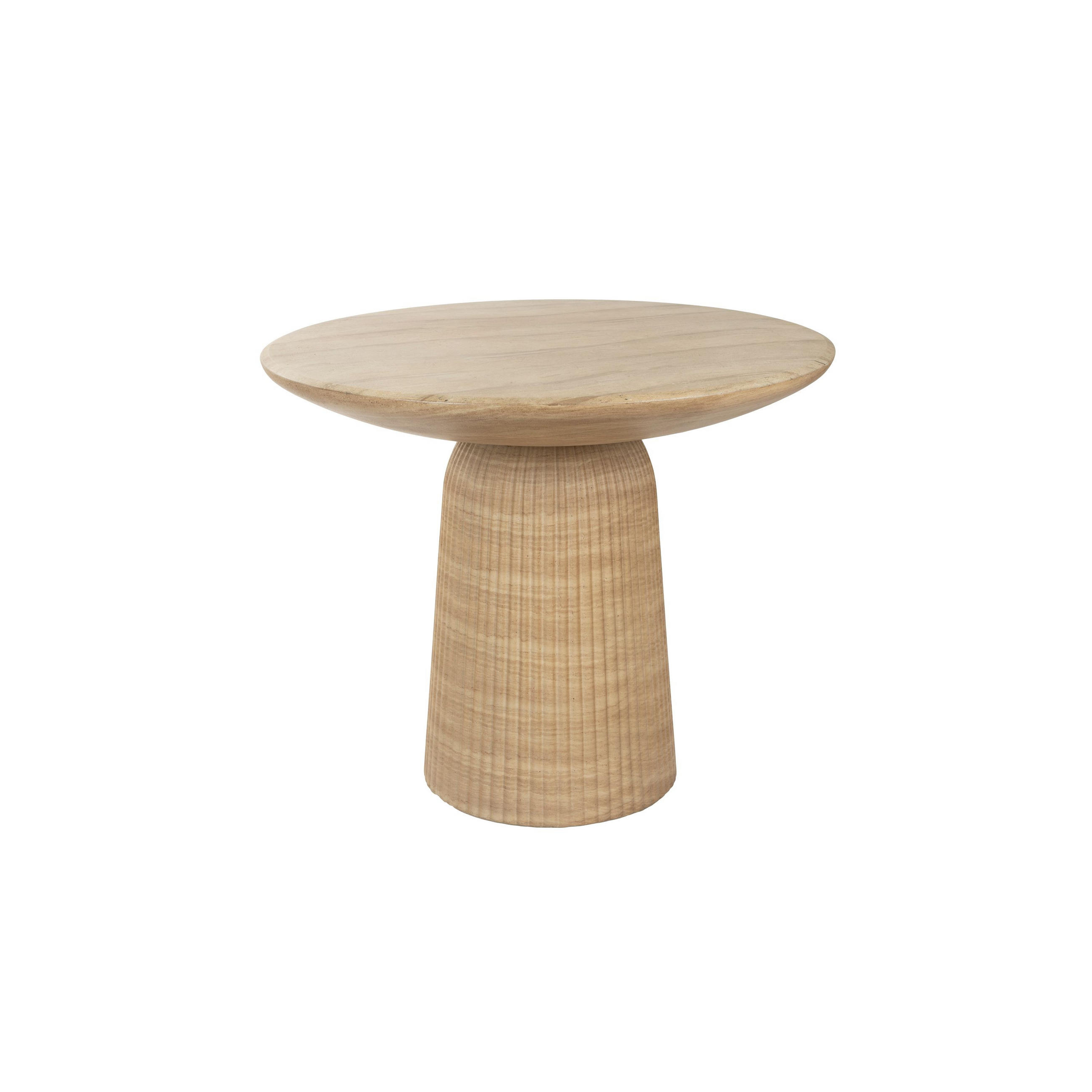 ESSTISCH Brison Natursteinoptik - Grau, Stein (90/90/75.5cm) - Dutchbone