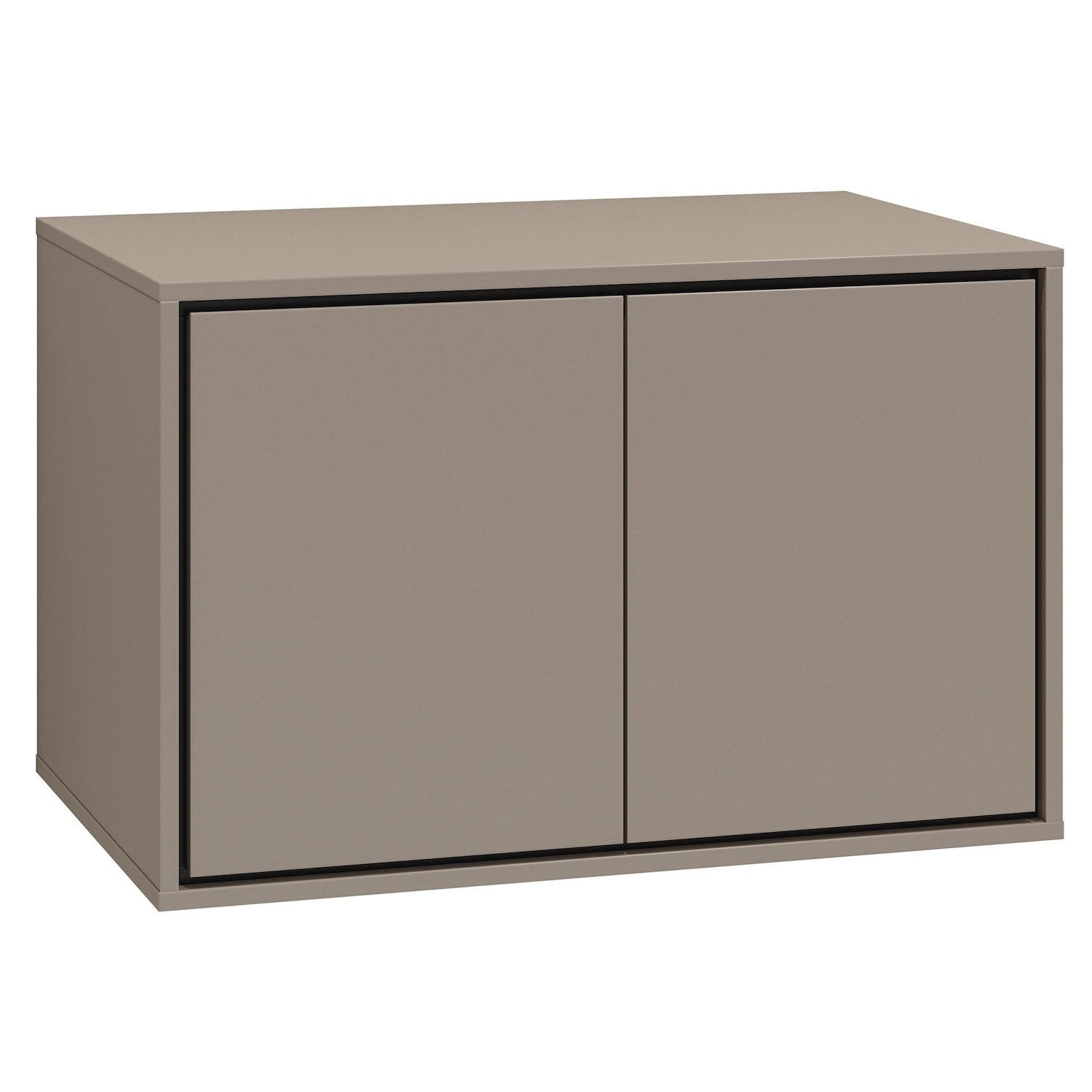 WASCHBECKENUNTERSCHRANK Capri 2 Schubladen Cashmere - 78 x 48 x 51 cm - Kaschmir, Holz (78/51/48cm) - Badplaats