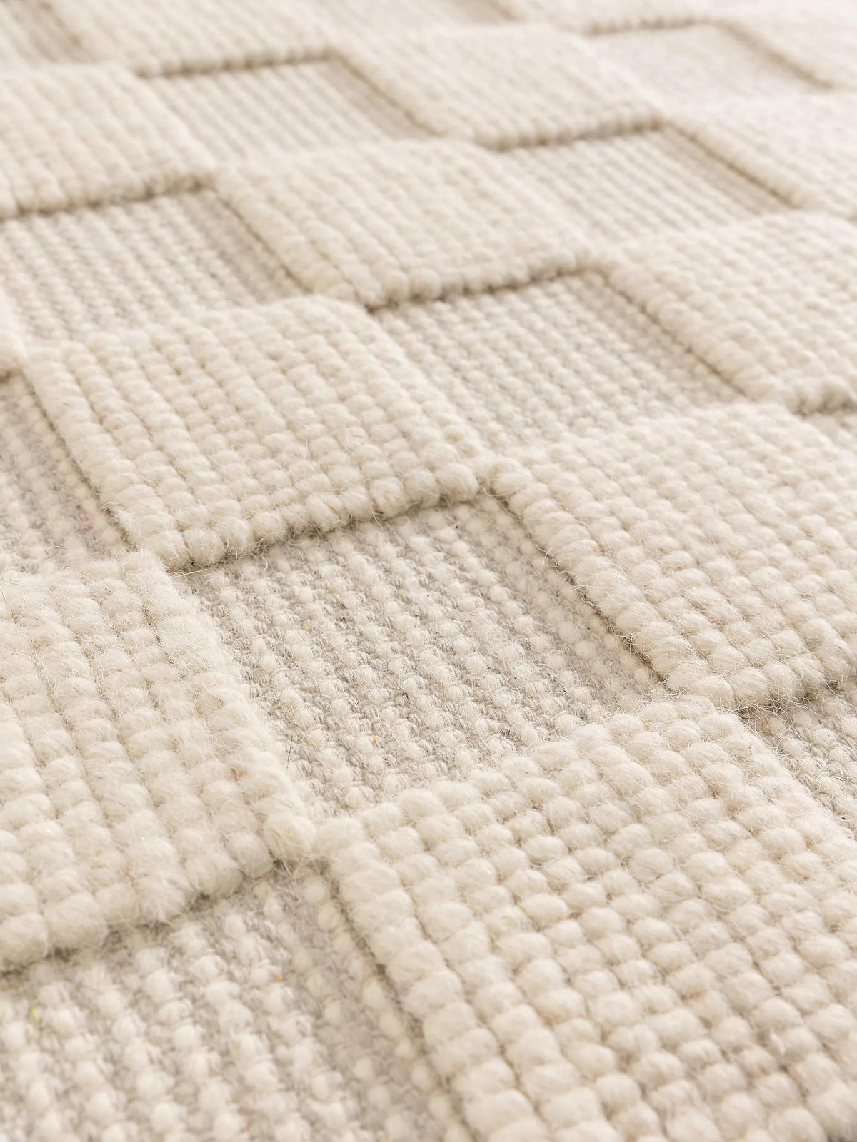 PREPROGA Jasper kremna 120x170 cm - krem, tekstil/naravni materiali (120/170cm) - benuta Pure