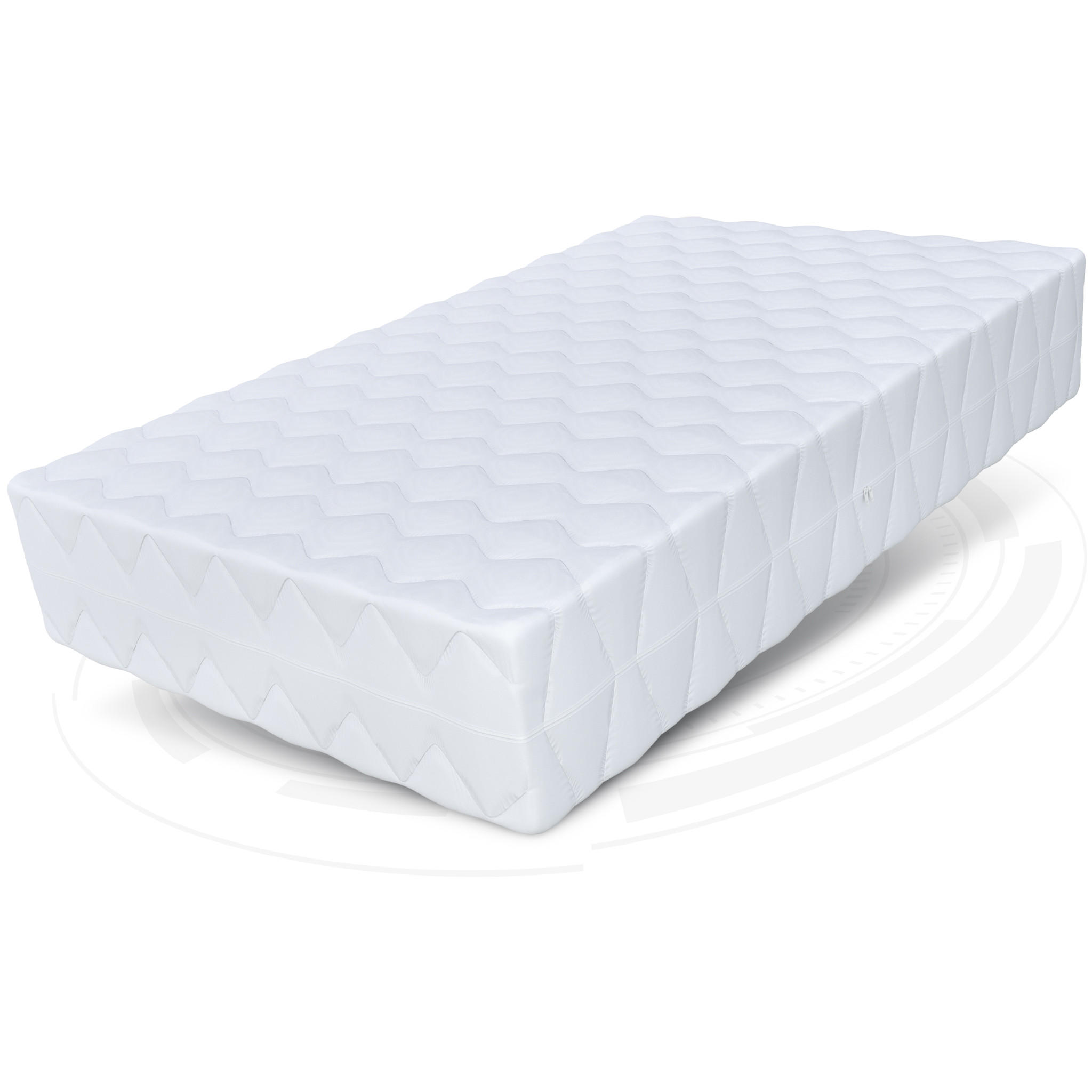 TASCHENFEDERKERNMATRATZE ATTIS MAX - Weiß, Textil (80/200cm) - FDM