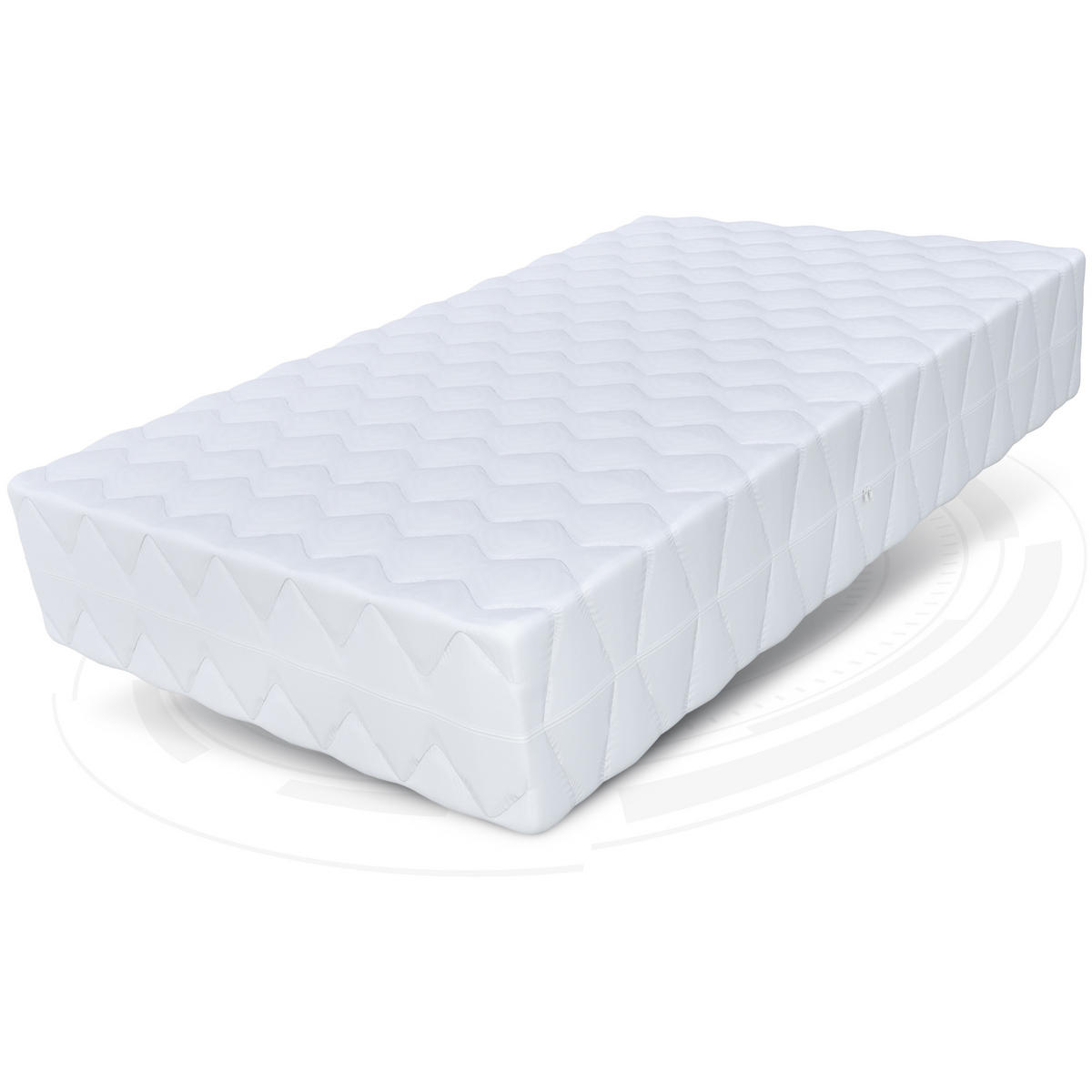 TASCHENFEDERKERNMATRATZE ATTIS MAX - Weiß, Textil (80/200cm) - FDM