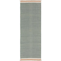 WOLLTEPPICH-LÄUFER Karla Mint 80x250 cm - Mintgrün, Textil (80/250cm) - benuta Pop