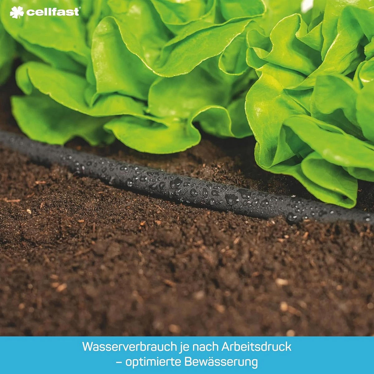 PERLSCHLAUCH DRIP 1/2" 15 m - Transparent, Kunststoff (1500cm) - Cellfast