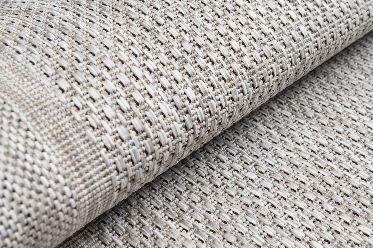 LÄUFER MELISSA Grau Modern Geometrisch 100/900 cm - Grau, Textil (100/900cm) - Tapiso