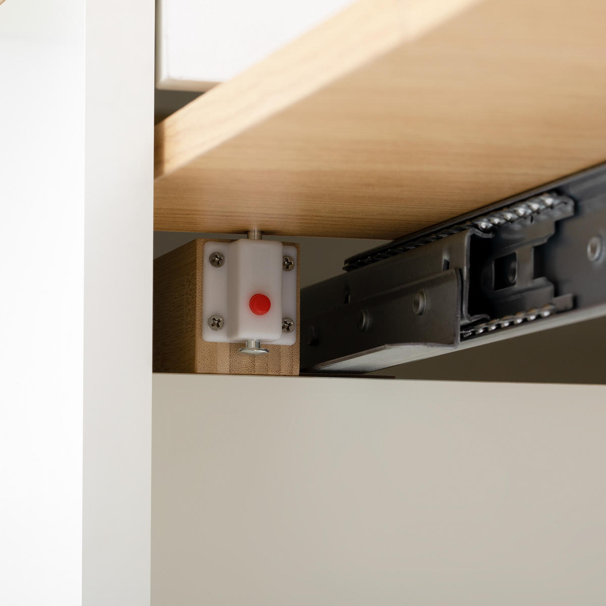 KÜCHENINSEL 83x46-146.5x96 cm Weiß mit Fluted Glas & Ladestation - Weiß, Holzwerkstoff (146.5/96/83cm) - Modfu