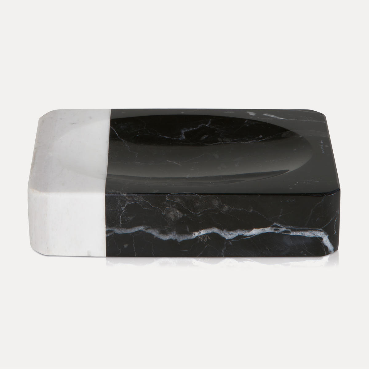 SEIFENSCHALE BLACK & WHITE - Schwarz, Stein (9.6/3.1/13.7cm) - MÖVE
