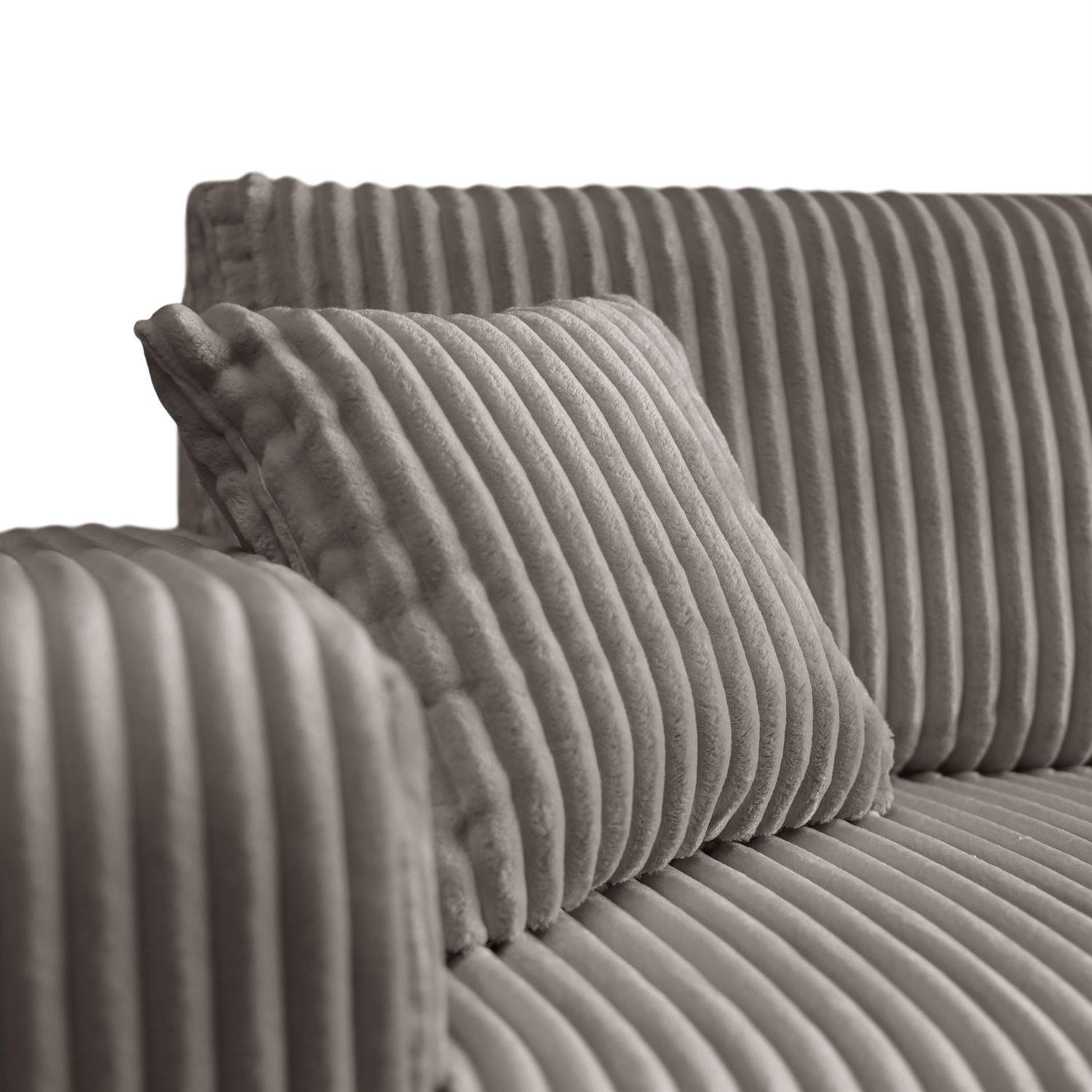 Lookway Ecksofa Hellbraun 247x143 cm
