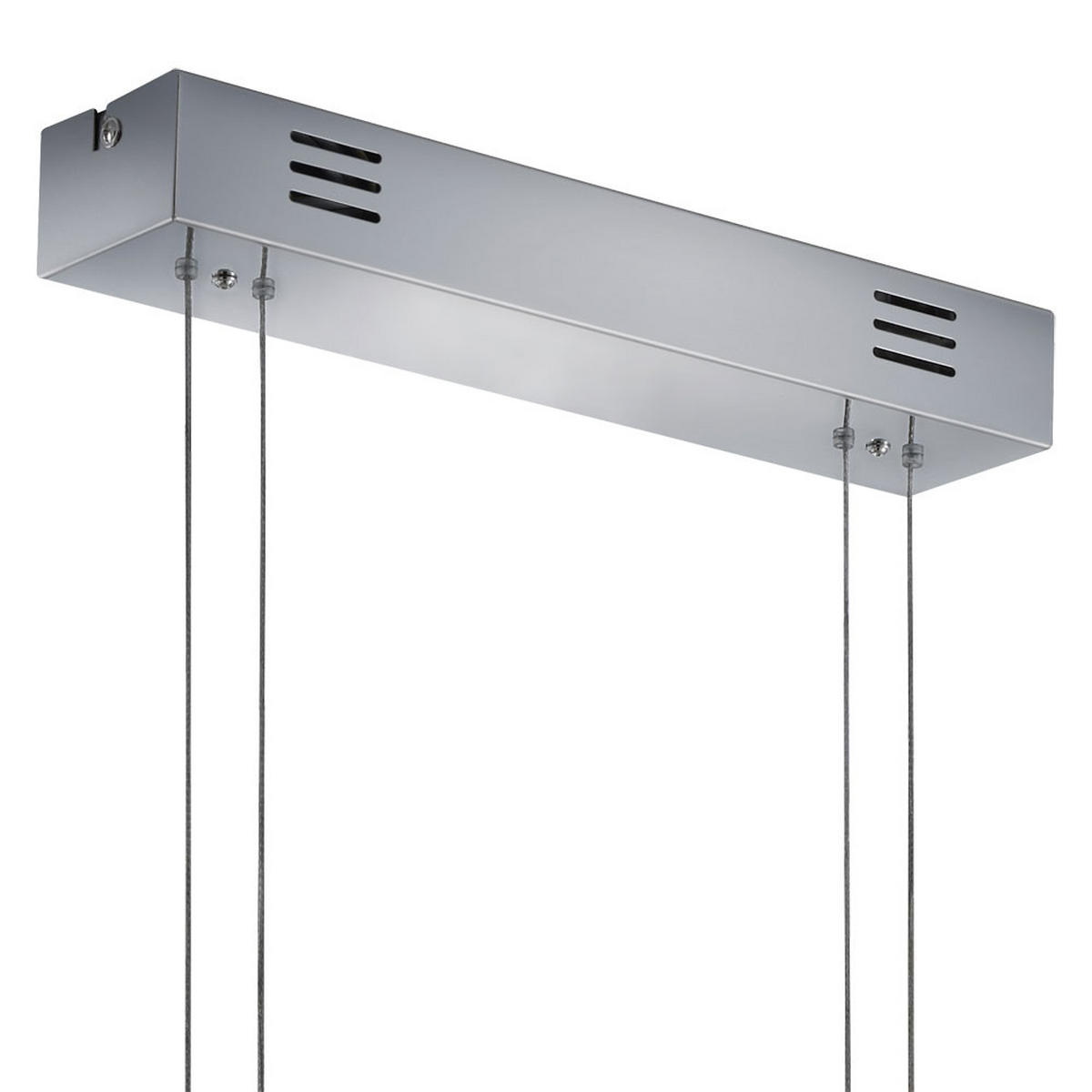 LED HÄNGELEUCHTE Metall Glas Silber - Silberfarben, Glas (13.5/21/120cm)