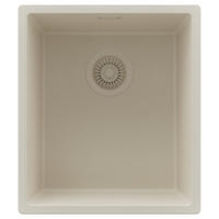 SPÜLBECKEN London Slim, 2-er set Beige 41/47 cm 1 Becken + Ablauf-Set ab 45er Unterschrank - Beige, Kunststoff (41/20/47cm) - Primagran