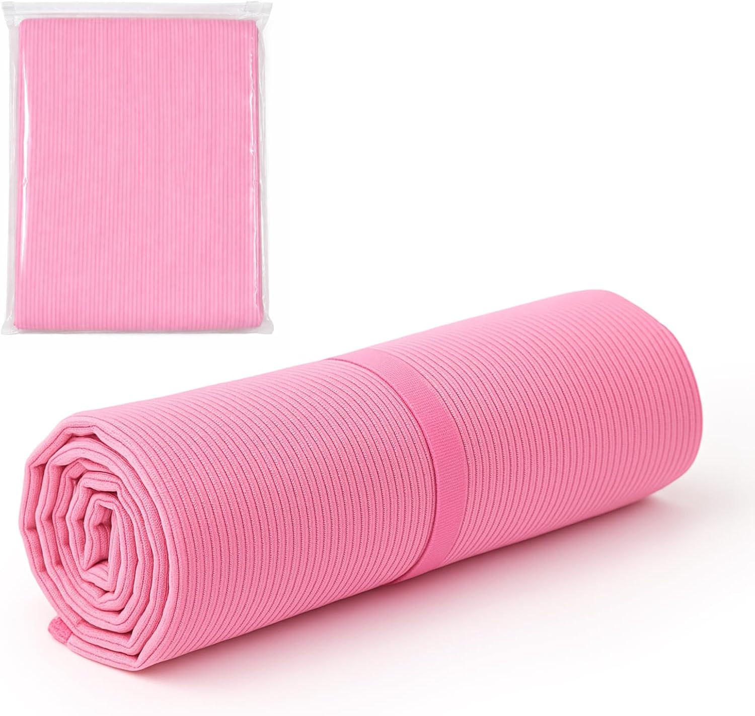 STRANDTUCH mit Knöpfen - 80 x 160 cm - Pink - Pink, Textil (80/160cm)