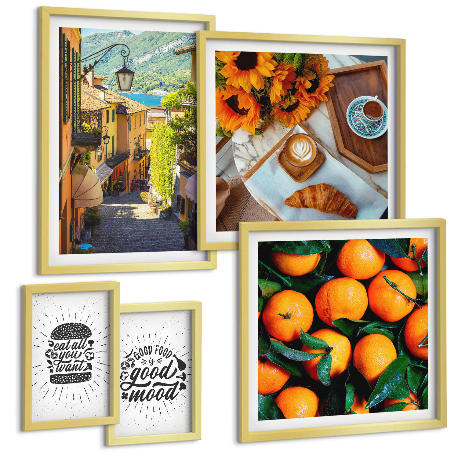 Tulup Bilder Gold 40x60 cm