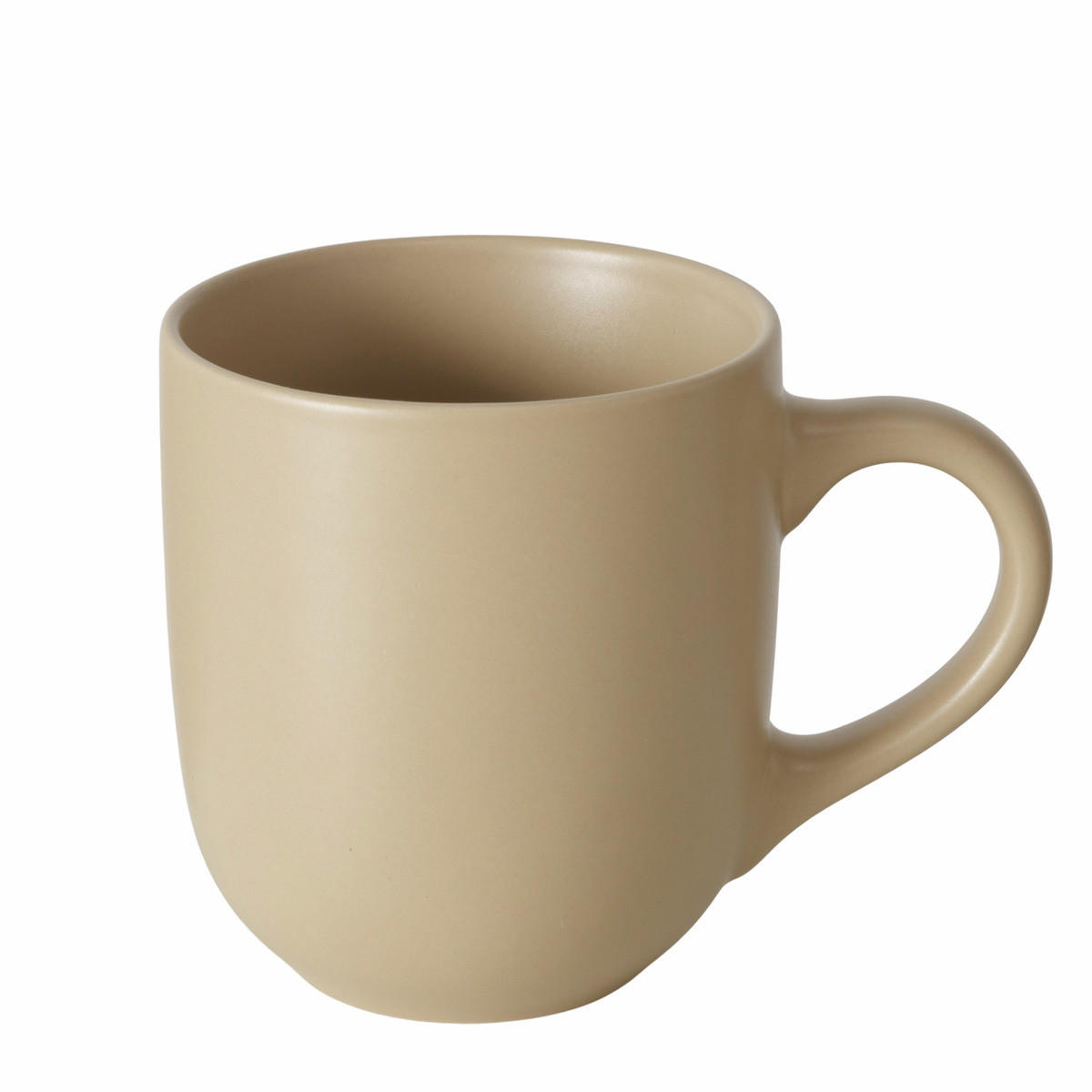 BECHER Pastell Beige 300 ml 8,5/8,5/9,5 cm - Beige, Keramik (0.3L) - Boltze Home