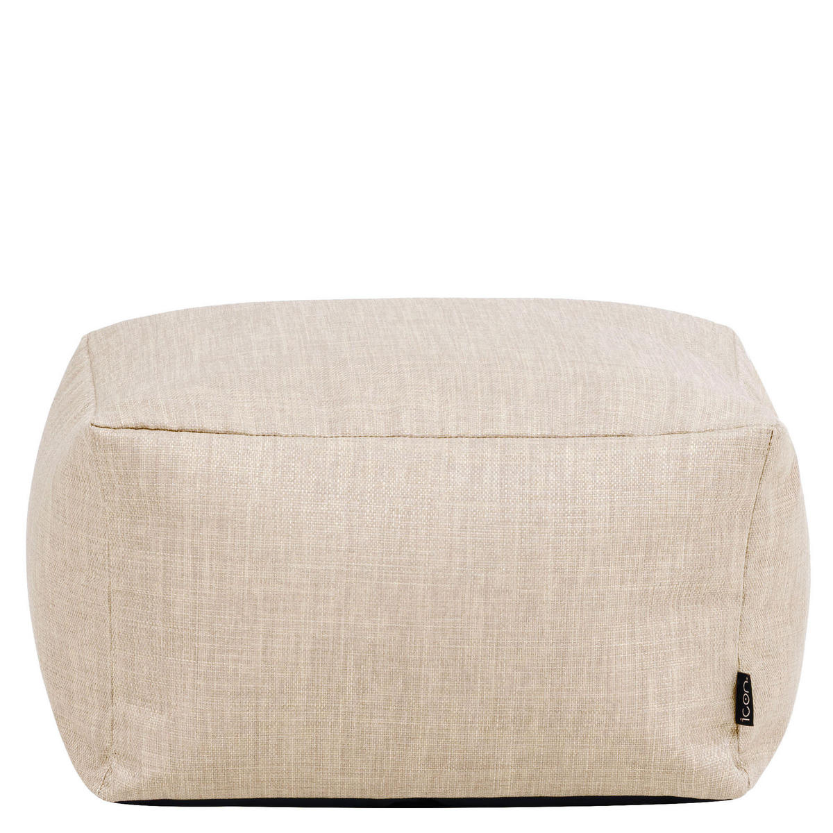 POUF Outdoor Amara - Beige, Textil (40/24/40cm) - icon