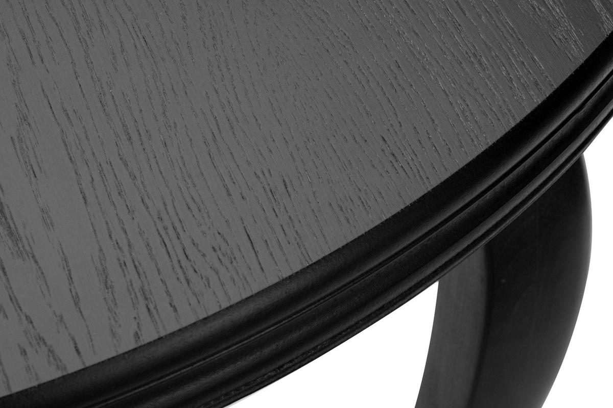ESSTISCH ALTIS ausziehbar bis 140cm, Schwarz - Eichefarben/Schwarz, Holz (100/77/100cm) - KONSIMO®