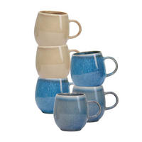 HENKELBECHER Estoril blau 470 ml 6er Set - Blau, Keramik (470L) - Ritzenhoff Breker