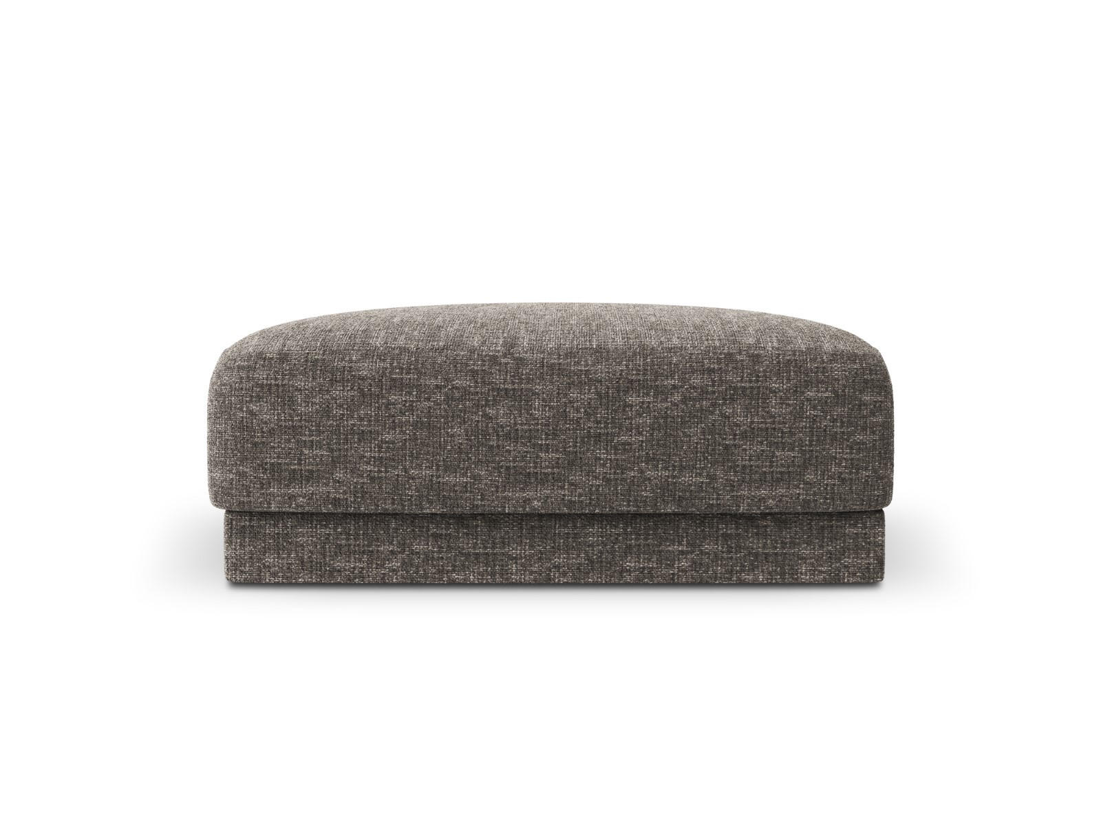 POUF Miley aus Chenille-Stoff grau - Grau, Textil (90/40/90cm) - Micadoni