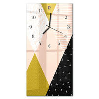 WANDUHR 60x30 cm - Licht - Multicolor, Glas (30/60/0.4cm) - TULUP