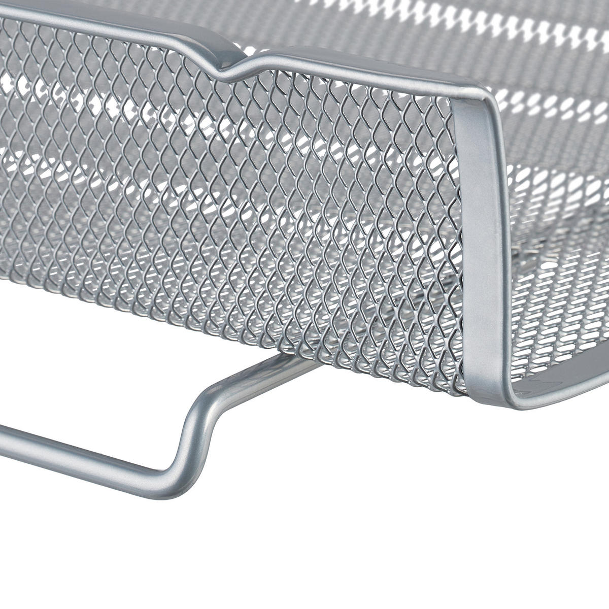 ULOŽTE dokumenty - strieborná, kov (28.5/6.5/34cm) - Relaxdays