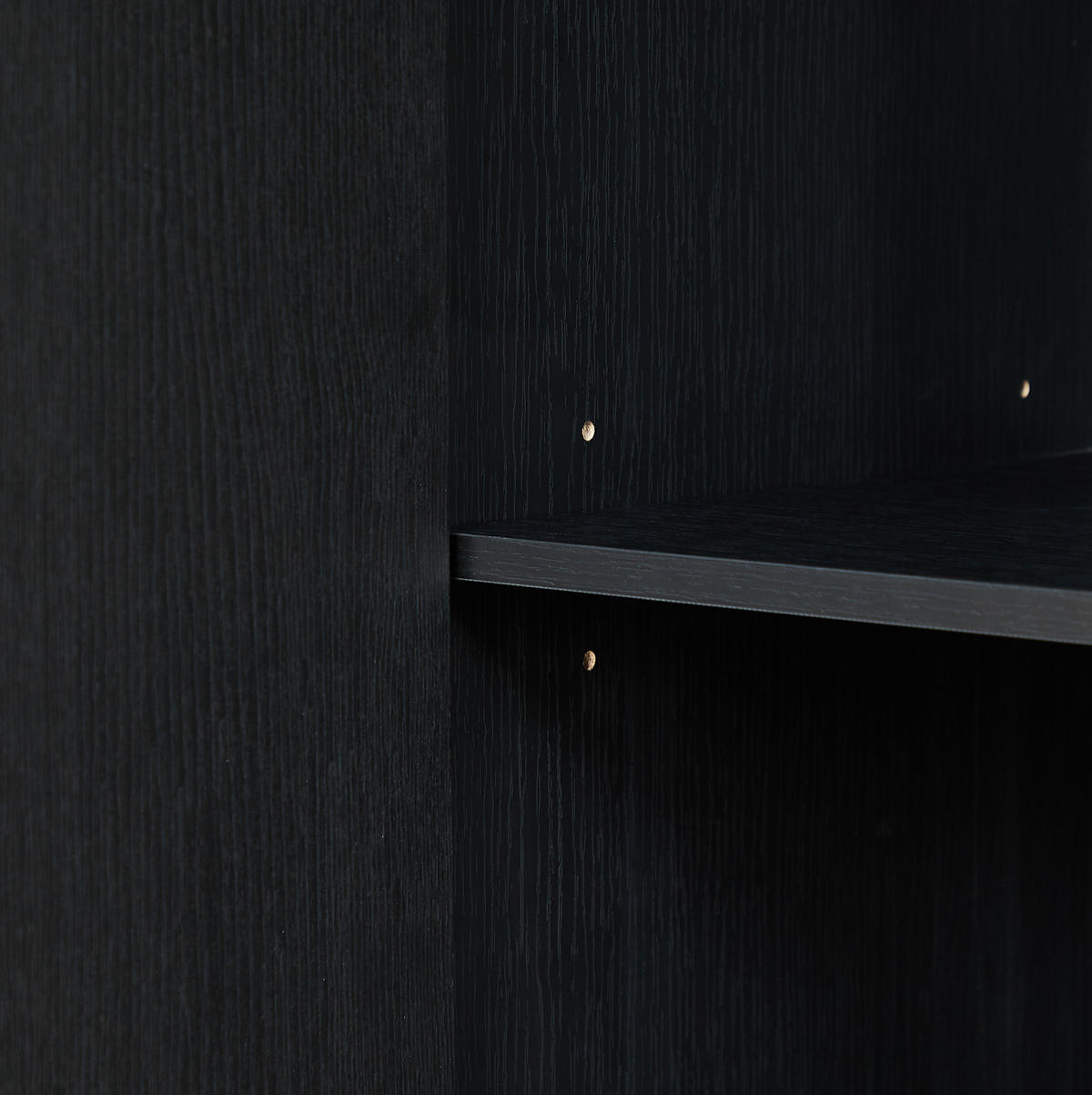 SIDEBOARD aus MDF 169x40x80 cm Schwarz mit verstellbaren Einlegeböden und Kippschutz - Schwarz, Holzwerkstoff (169/80/40cm) - Modfu