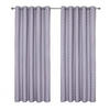 VERDUNKELUNGSVORHÄNGE geometrisch mit Thermo-Funktion, Ösen 228/137 cm - Flieder, Textil (228/137cm) - Homescapes