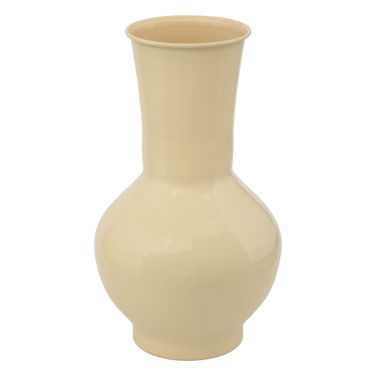 METALLVASE Kian 20/20/34,5 cm - Gelb, Metall (34.5cm) - Atmosphera Createur d´interieur