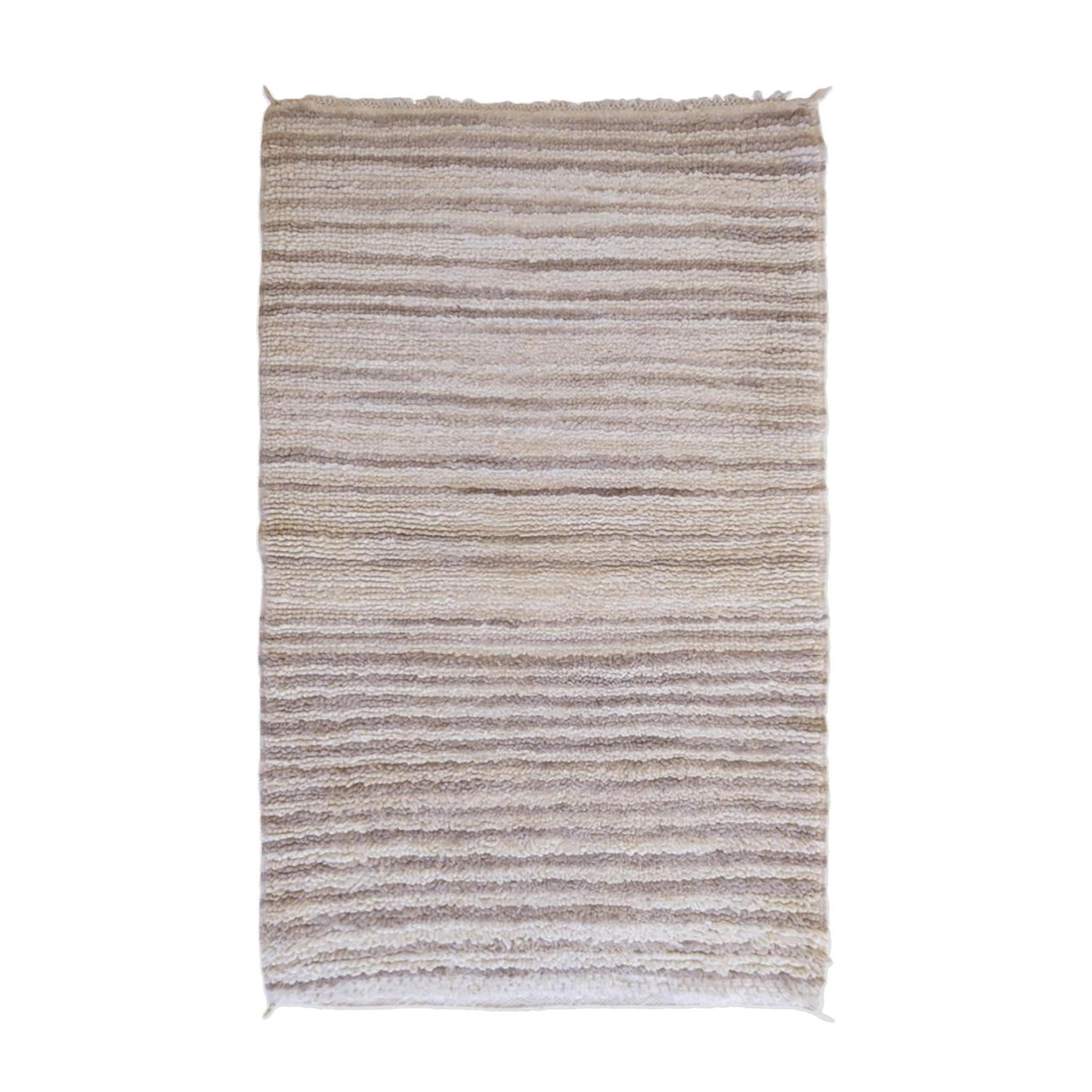 BERBERTEPPICH aus reiner Wolle 98x 158 cm - Weiß, Naturmaterialien (98/158cm) - AFK Living