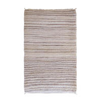 BERBERTEPPICH aus reiner Wolle 98x 158 cm - Weiß, Naturmaterialien (98/158cm) - AFK Living