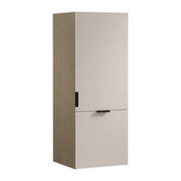 AUFSATZSCHRANK N60N – Sorento Beige – Beige / Eiche - Eichefarben/Beige, Holzwerkstoff (60/158/58cm) - ROYAL24_MARKT