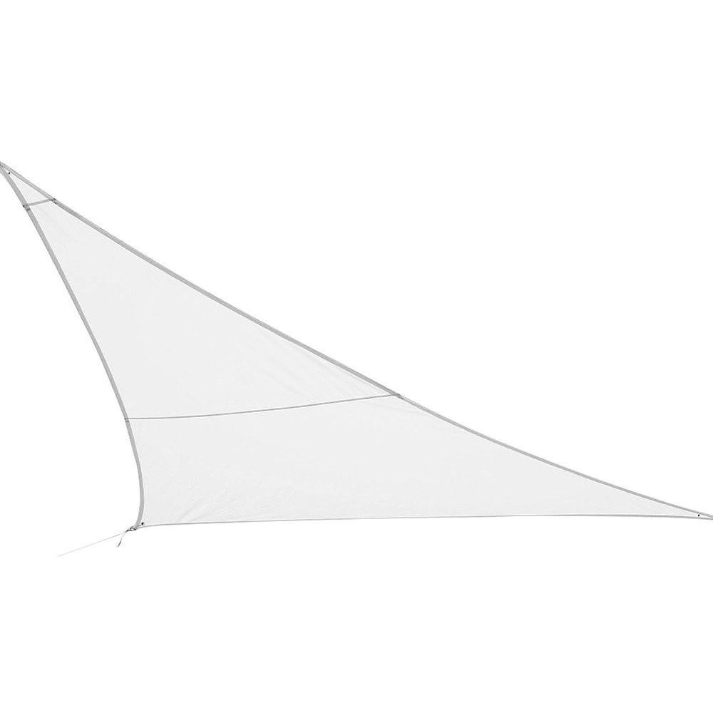 SONNENSEGEL dreieckig 5/5/5 m weiß - Weiß, Textil (500/500cm)