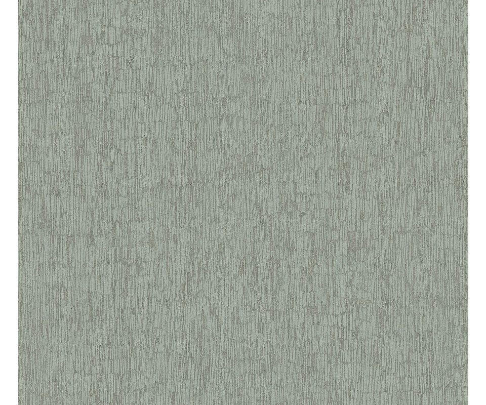 VLIESTAPETE Grün 53/1005 cm - Silberfarben, Textil (53/1cm) - KUNSTLOFT