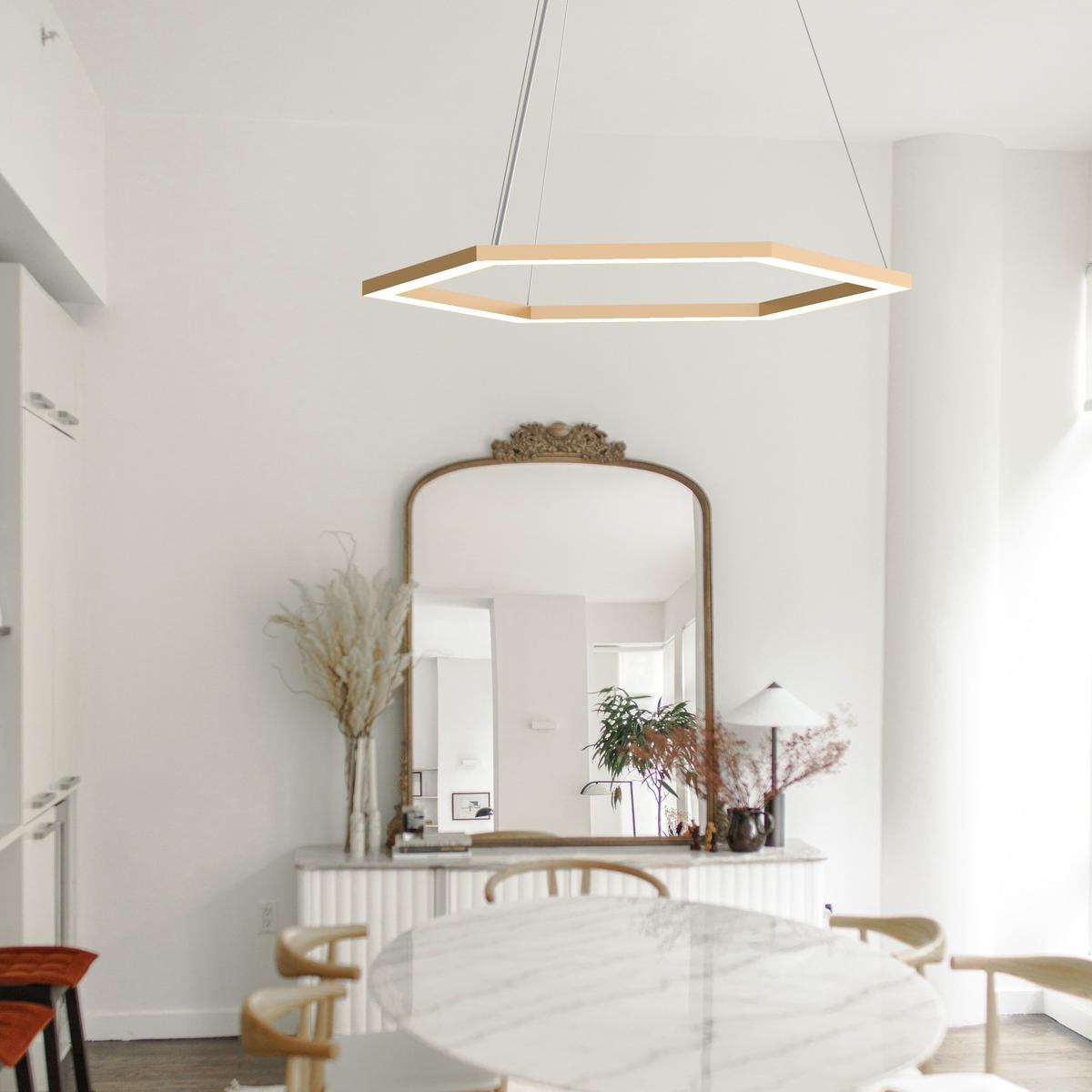 LED-HÄNGELEUCHTE - Grau, Metall (1.6/100/60cm) - Lumicom