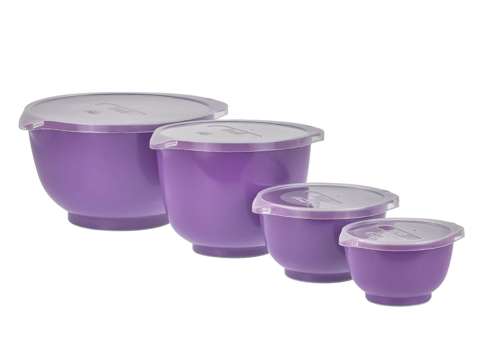 RÜHRSCHÜSSEL-SET Margrethe New lila (4tlg) - Violett, Kunststoff (21/15cm) - Rosti
