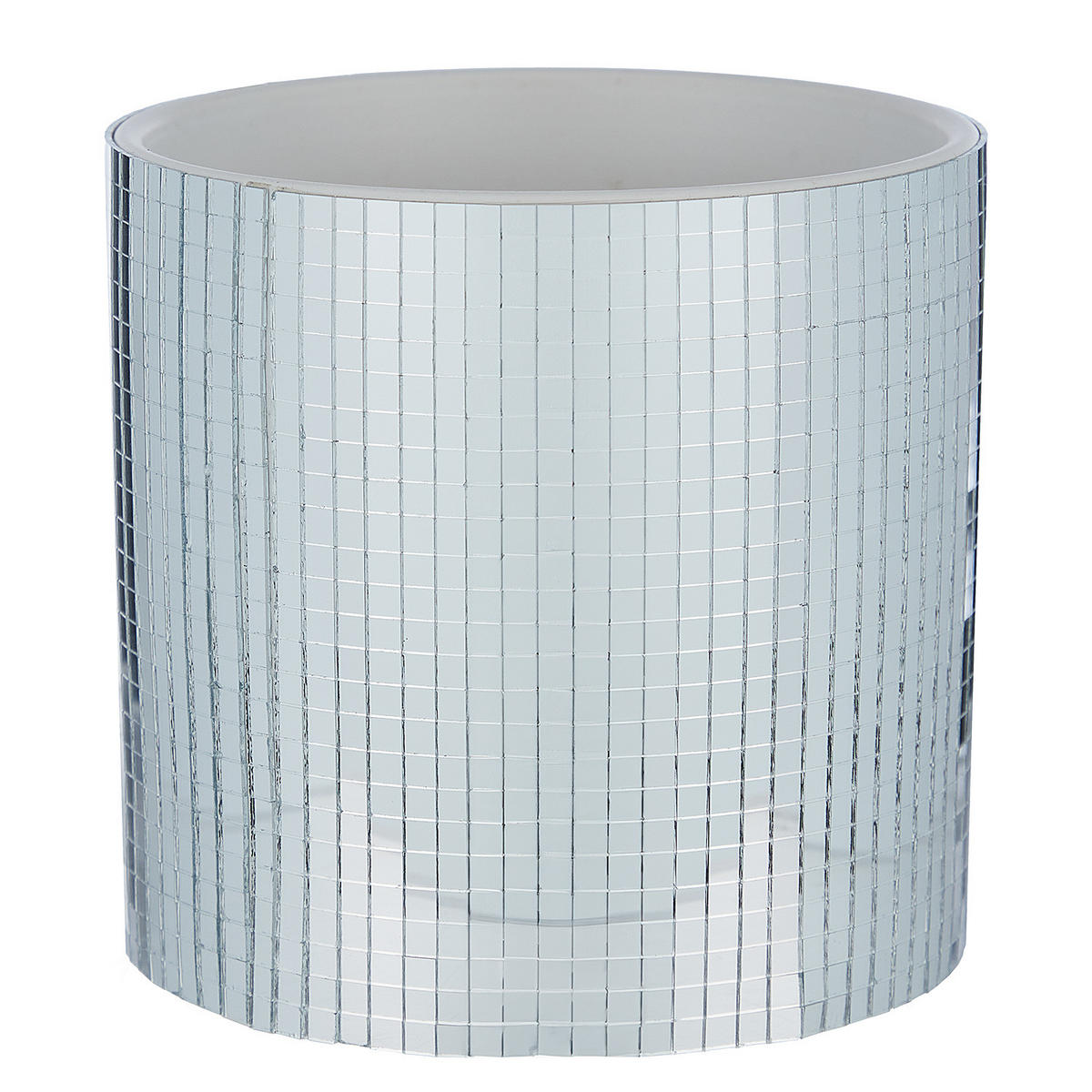 BLUMENTOPF (4er Set) Disco - Silberfarben, Keramik (13cm) - Butlers