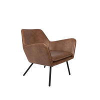 SESSEL Bon Braun - Braun, Textil (80/78/76cm) - Housecraft Living