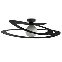 DECKENLEUCHTE - Schwarz, Metall (51/60/11cm) - Lumicom