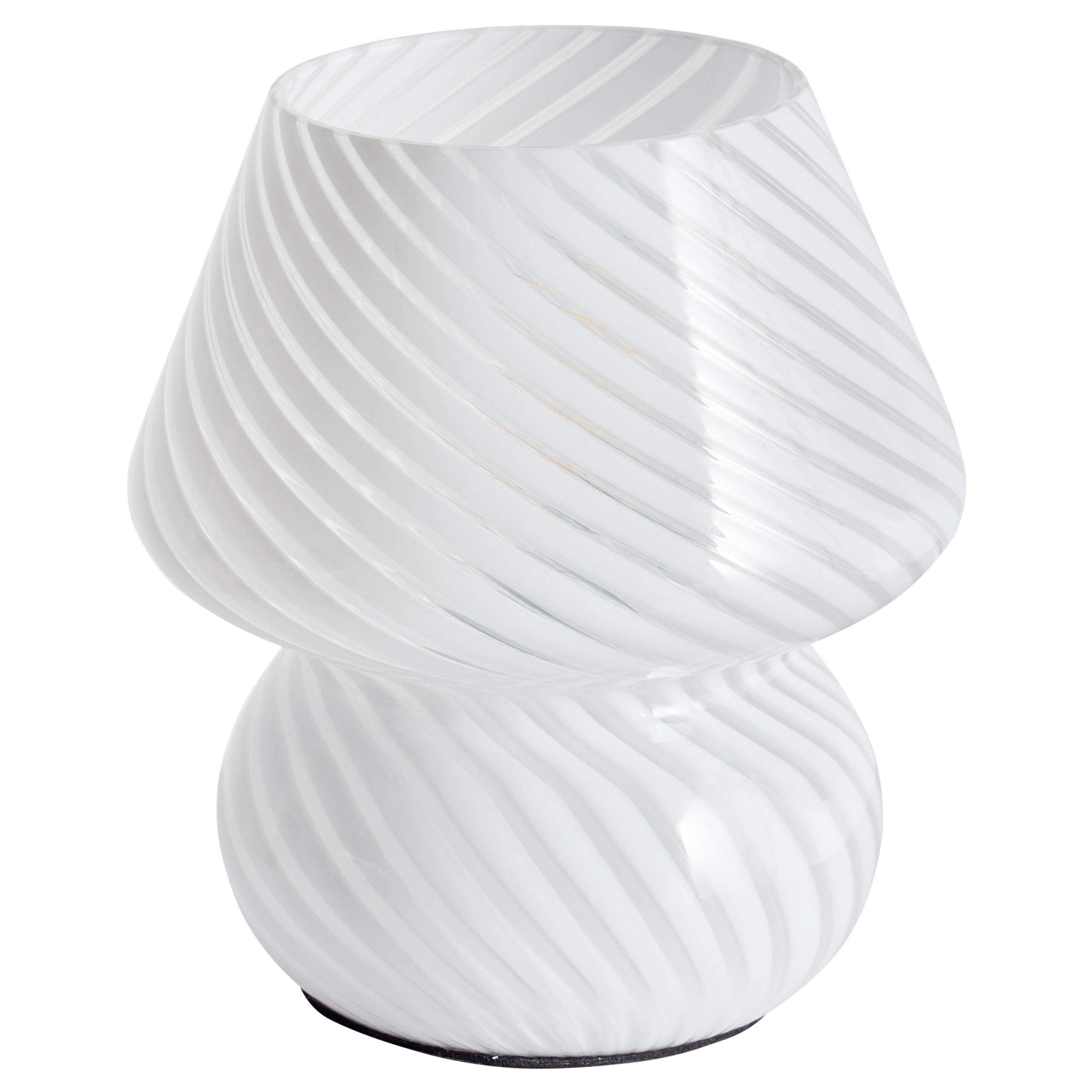 TISCHLEUCHTE Weiß Lobo - Weiß, Glas (14/14/18cm) - Beliani