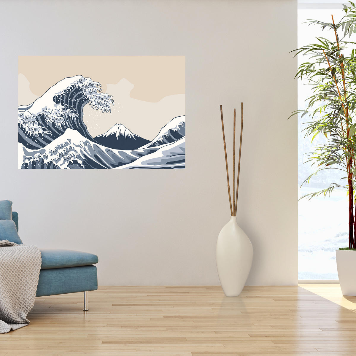 40XPFLANZSTÄBE - Hellbraun, Holz (1/105/1cm) - Relaxdays