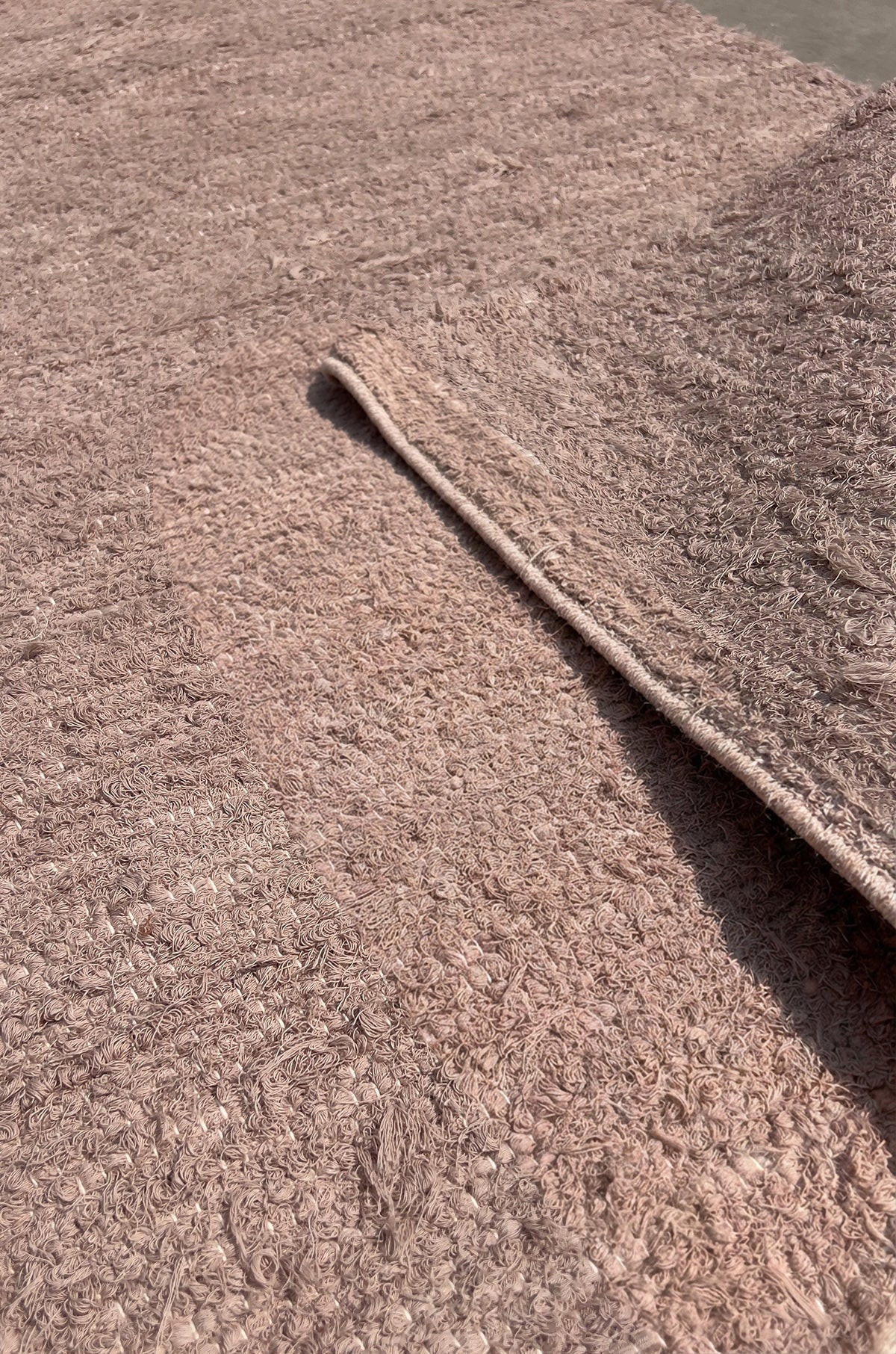 TEPPICH aus recycelter Baumwolle handgewebt rosa - Pink, Naturmaterialien (160/230cm) - AFK Living